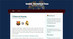 Desktop Screenshot of barcelonarealmadridlive.com
