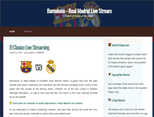 Tablet Screenshot of barcelonarealmadridlive.com